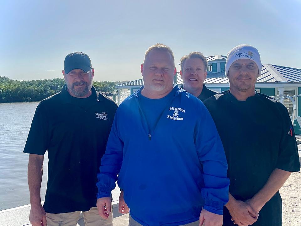 HT's Sand Bar & Bistro General Manager Jeff Buckingham, Owner Scott Weber, Director of Operations Sean Pike and Chef Frank Hurst.