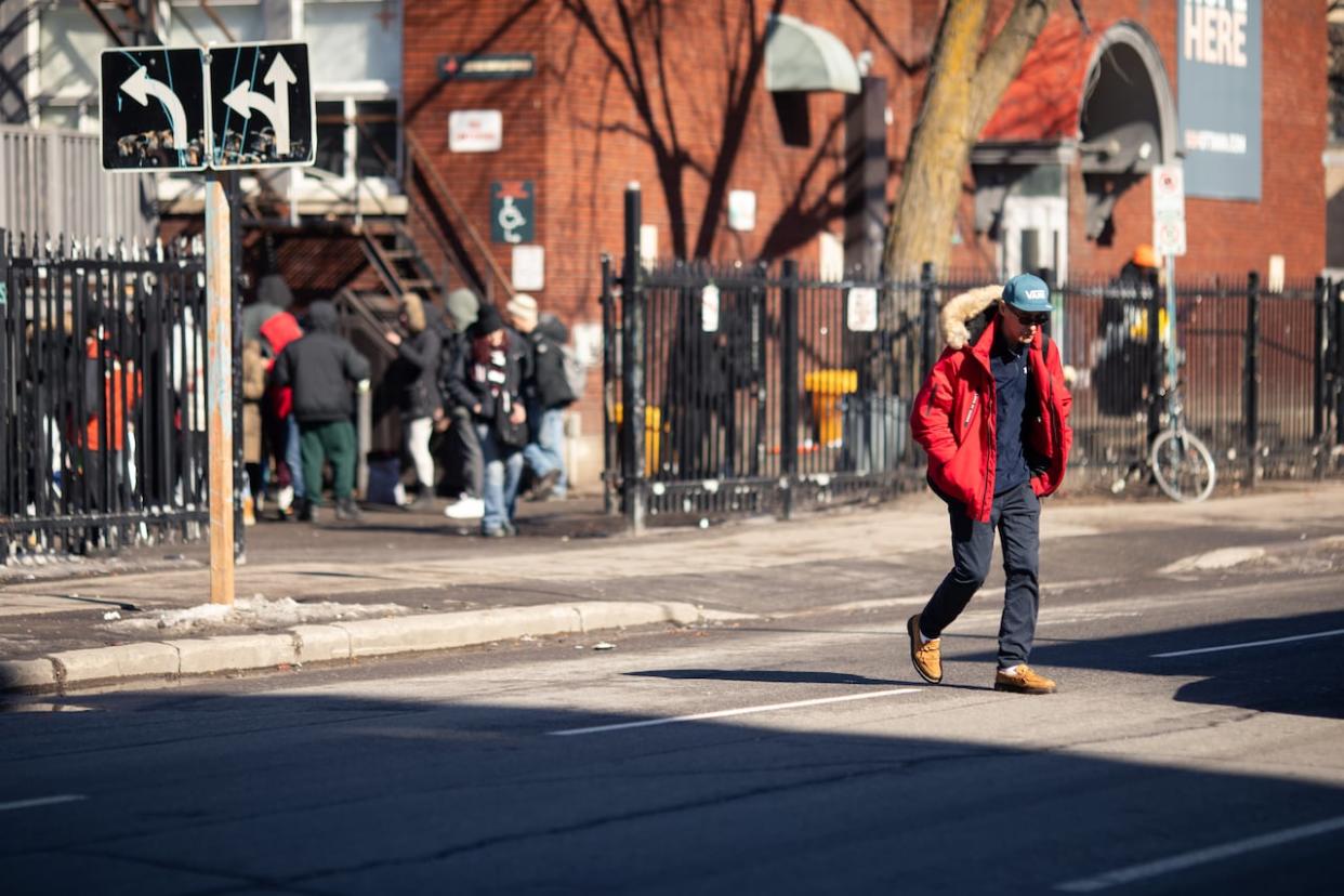 Ottawa Mayor Mark Sutcliffe wants federal funding as city-funded homeless shelters deal with a surge of newcomers. (Arthur White-Crummey/CBC - image credit)