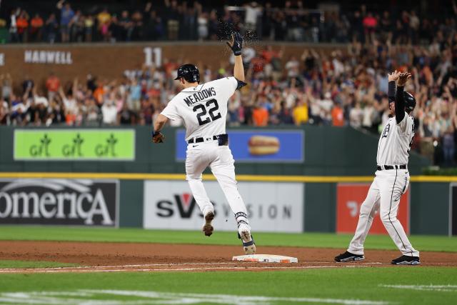 Carpenter gets Tigers' 1st hit off bullpen after Astros' Valdez pitches 7  no-hit innings - WTOP News