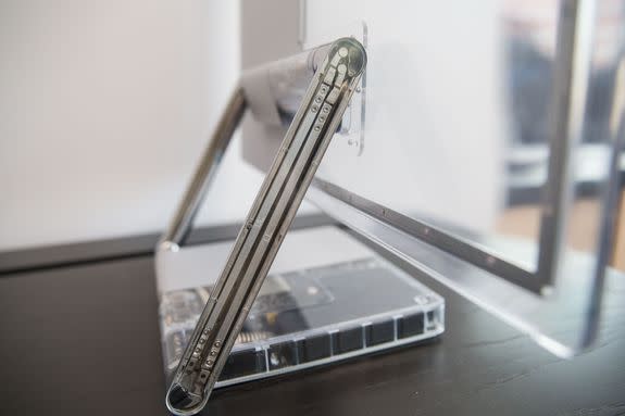 A look at the mechanism hidden inside the Surface Studio's chrome arm.