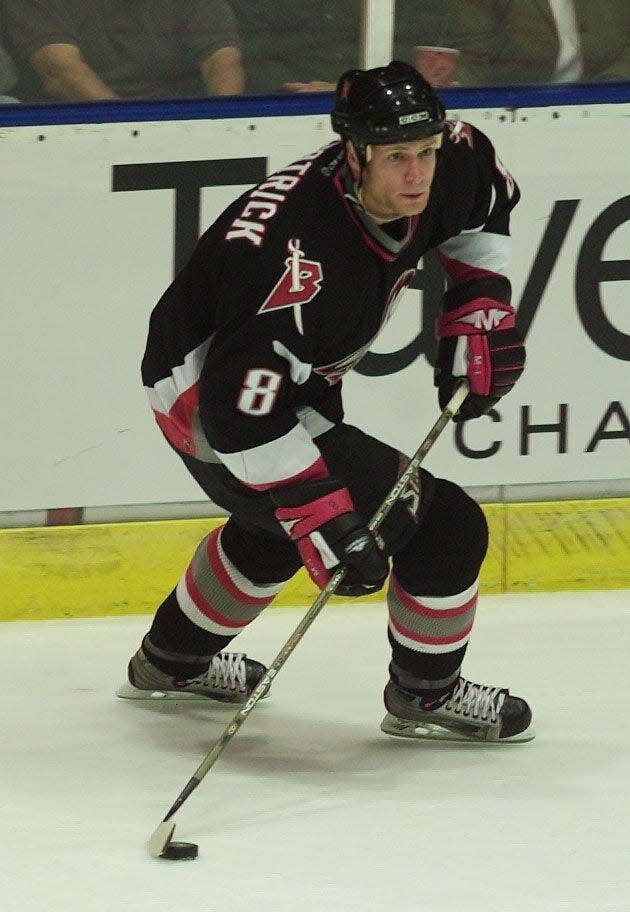 Rory Fitzpatrick was part of the Buffalo Sabres' 2006 playoff team that reached the Eastern Conference Finals of the Stanley Cup playoffs.