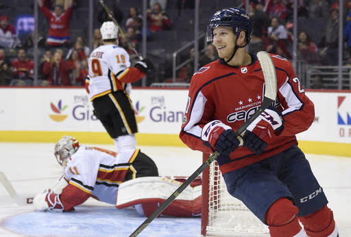 Washington Capitals center Lars Eller is off to a strong start in 2018, and offers value in deeper leagues and daily formats. (AP Photo/Nick Wass, File)