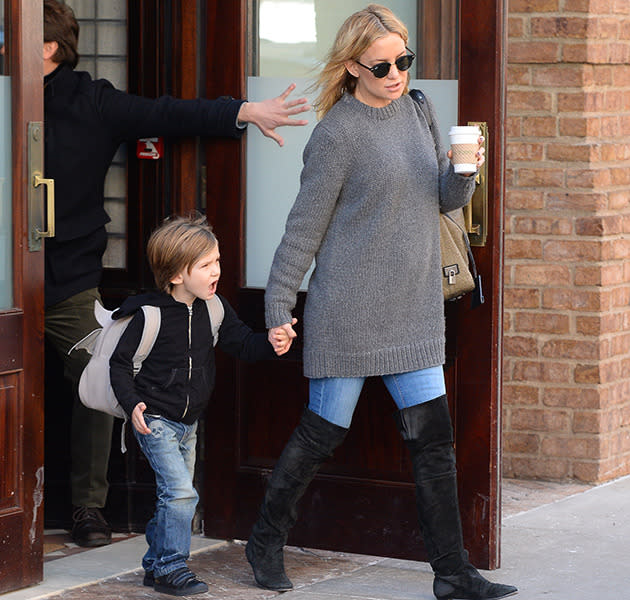 Kate pictured with her son, Bing. Photo: Getty Images.