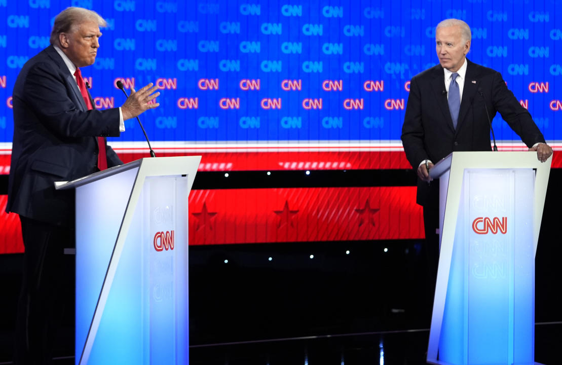 El debate contra Trump aceleró las preocupaciones sobre su capacidad para emprender una campaña electoral. (AP Photo/Gerald Herbert, File)