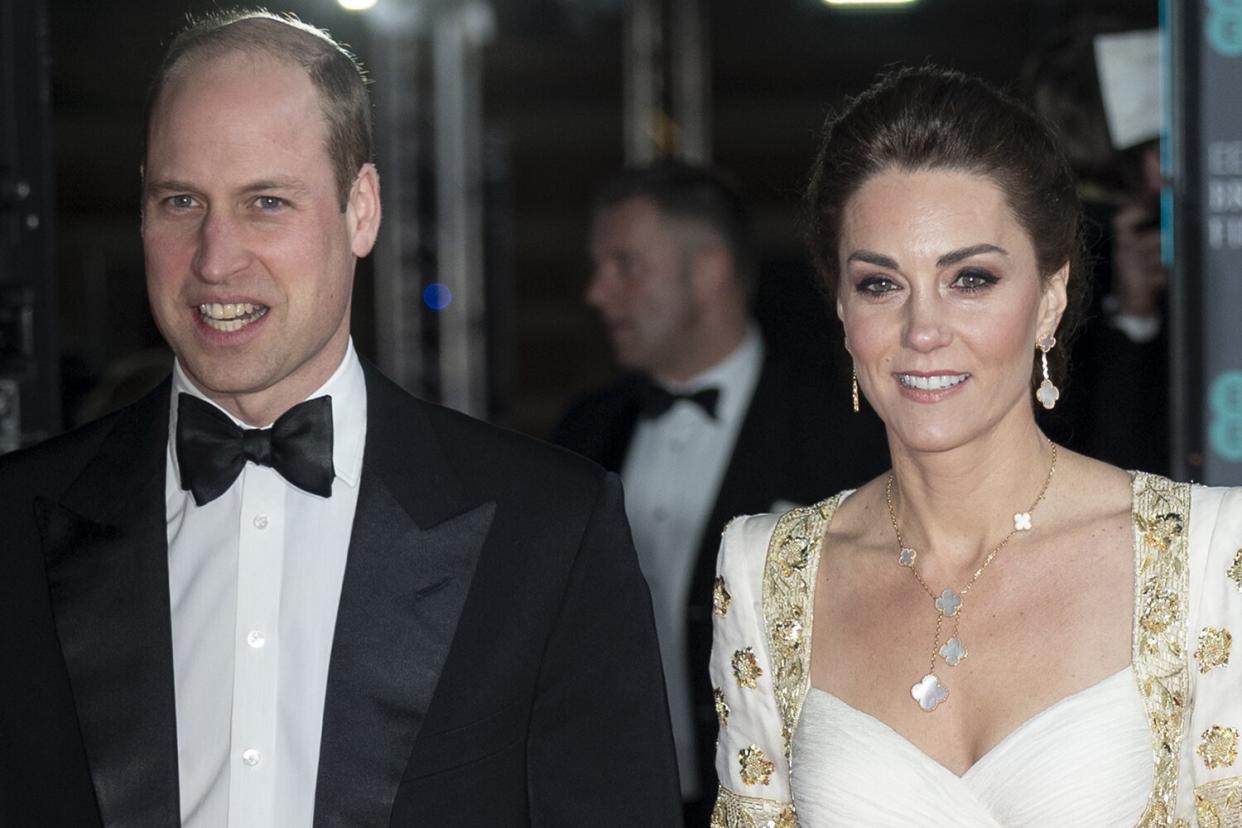 Prince William, Duke of Cambridge and Catherine, Duchess of Cambridge attend the EE British Academy Film Awards 2020