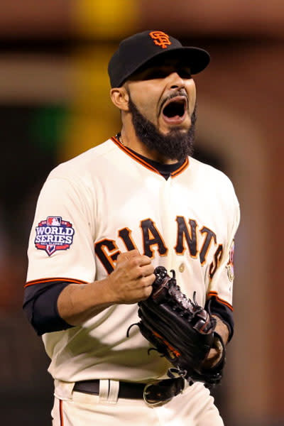 Sergio Romo (pitcher, Gigantes de San Francisco, 2010 y 2012)