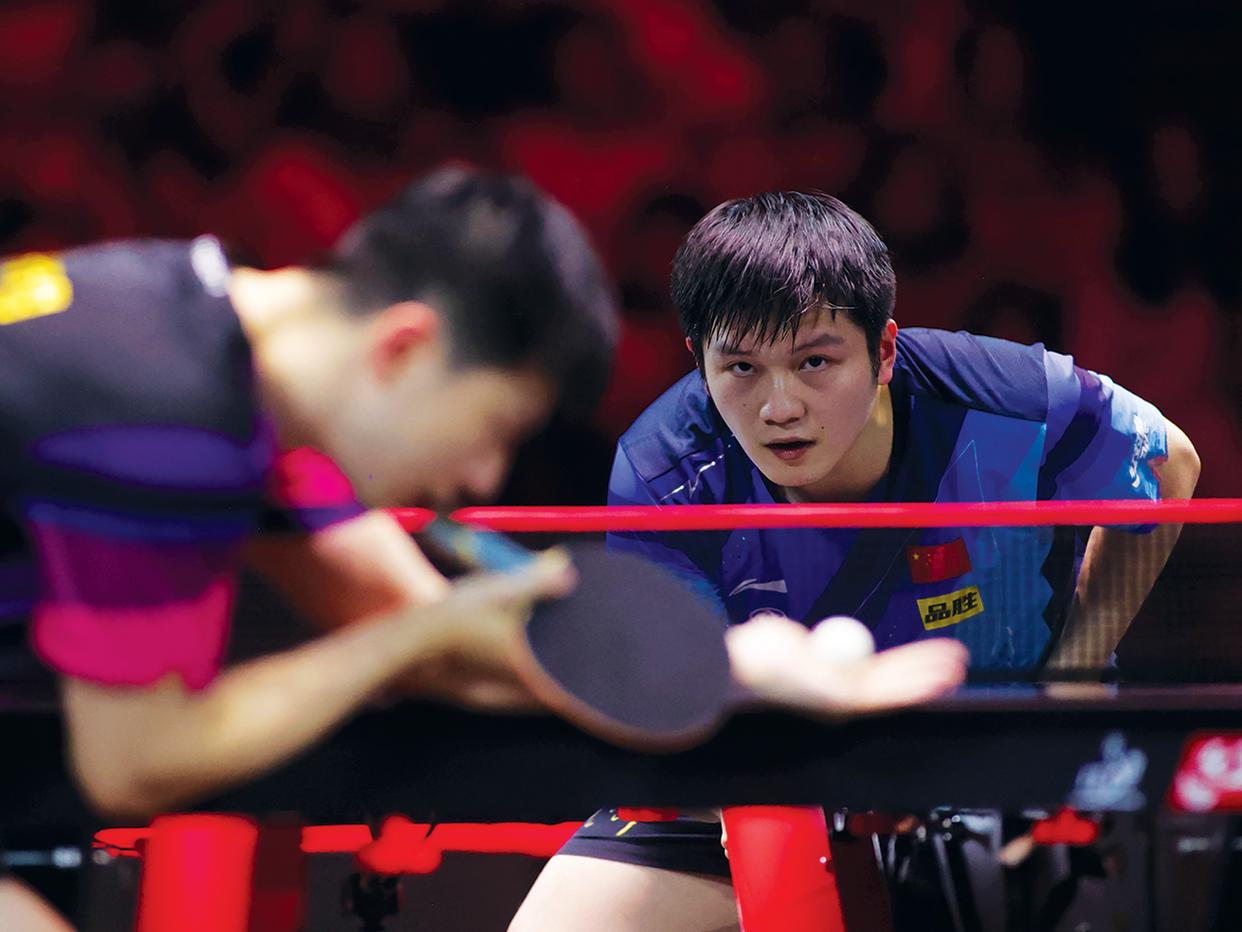 World No.1 and undefeated at Singapore Smash, Fan Zhendong is locked in on another title in 2024. Photo: World Table Tennis