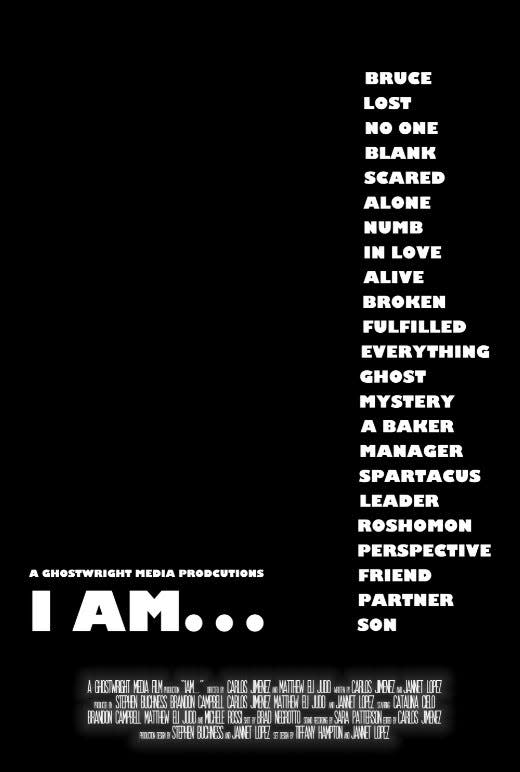 "I Am. . ." by Carlos Jimenez and Matthew Eli Judd is one of 20 films headed to the 2023 Film Prize Oct. 19 - 21 in Shreveport.