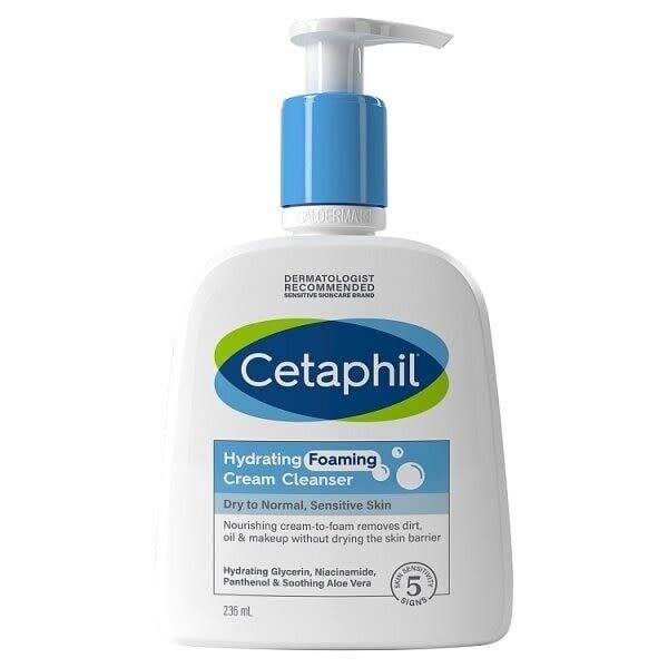 Cetaphil Moisturizing foaming cream cleanser