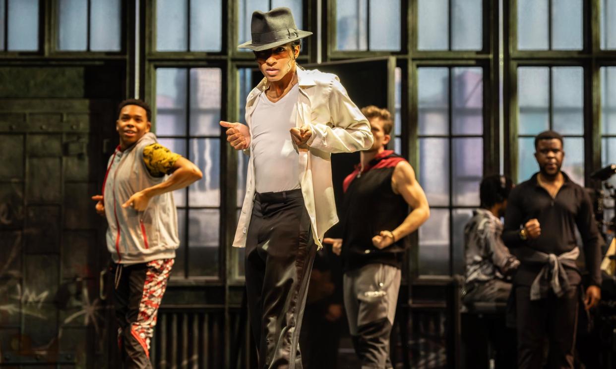 <span>A shapeshifting force … Myles Frost as Michael Jackson in MJ the Musical.</span><span>Photograph: Johan Persson/©Johan Persson</span>