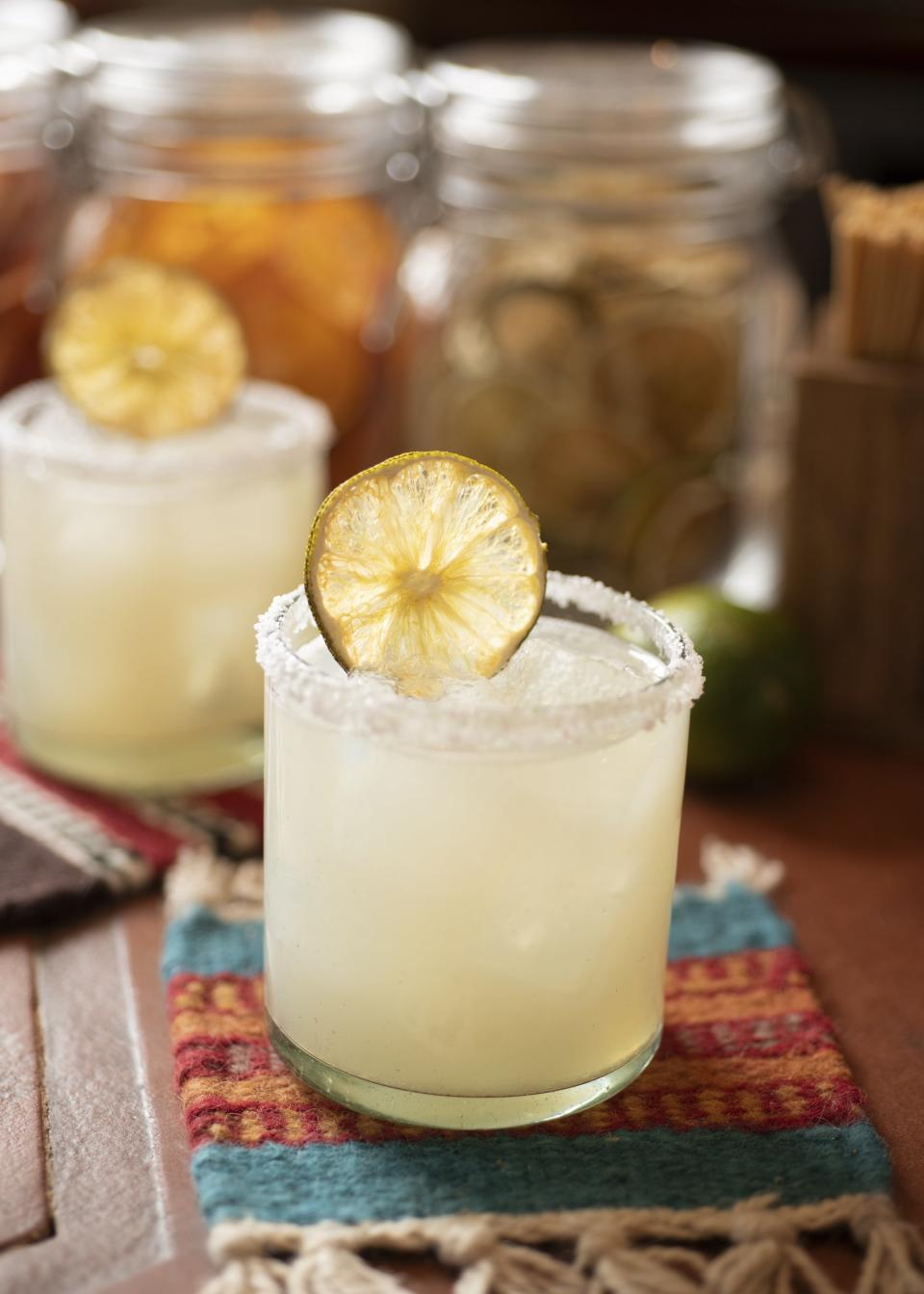 The Silver Coin margarita at the Rosewood Inn of the Anasazi is made with silver tequila and Cointreau.