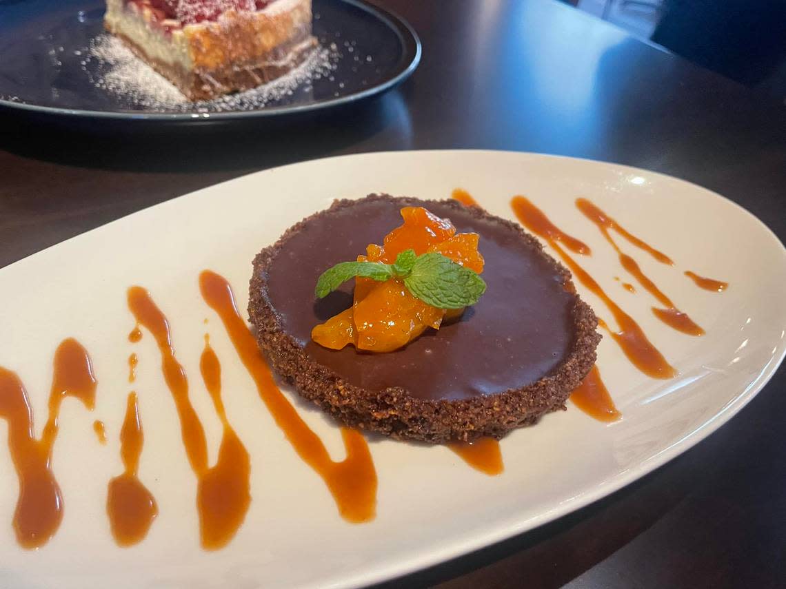 In the mood for dessert? Stardust has a Chocolate Torte with Kumquat Marmalade.