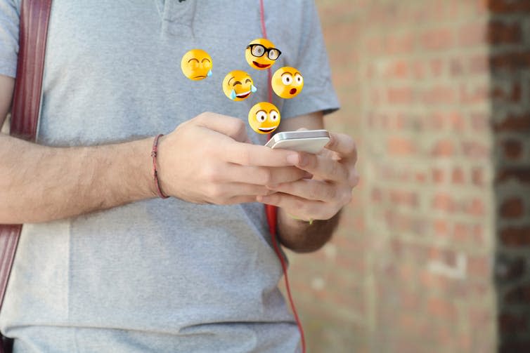 <span class="caption">Are you free with your emojis?</span> <span class="attribution"><span class="source">Mego studio via Shutterstock</span></span>