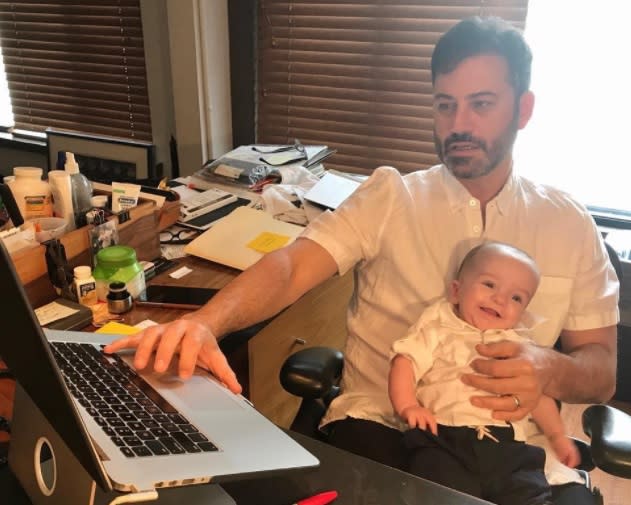 Jimmy Kimmel shared a health update on his son