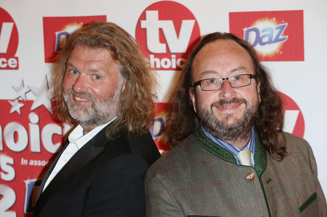 Hairy Bikers Si King and Dave Myers at the TV Choice awards 2012. (Getty Images)