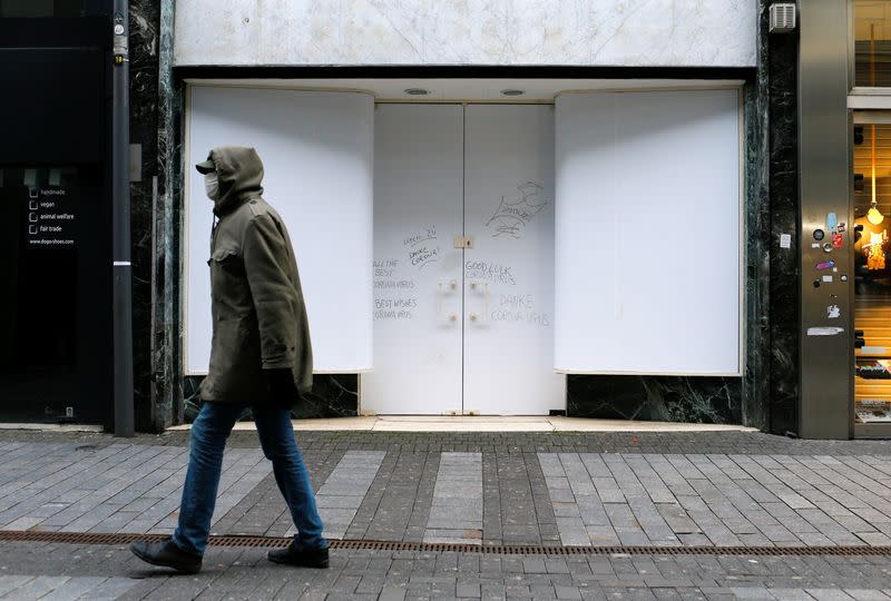 Closed shop is seen in Cologne