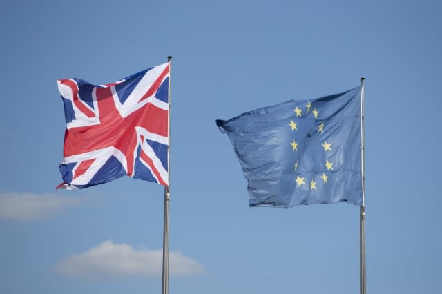 UK Prime Minister Theresa May Meets Germany's Chancellor Angela Merkel