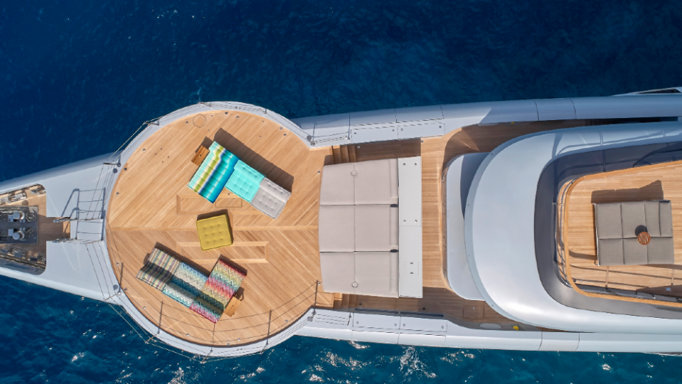 Geco is a new Superyacht from Admiral Yachts That Was Designed as a Party Platform