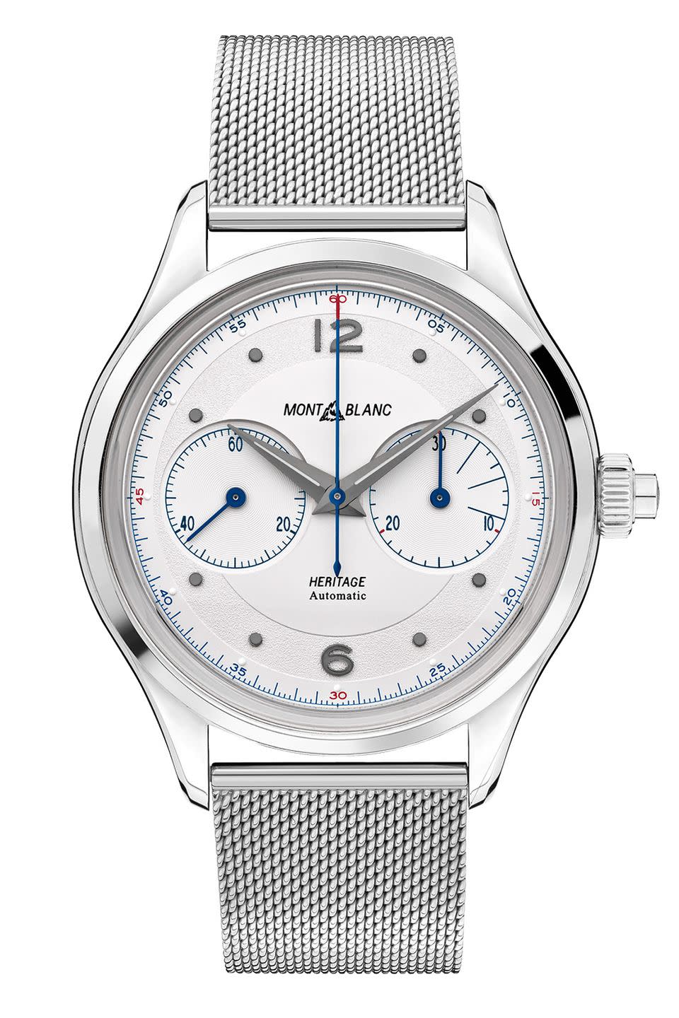 <p><a class="link " href="https://go.redirectingat.com?id=127X1599956&url=https%3A%2F%2Fwww.selfridges.com%2FGB%2Fen%2Fcat%2Fmontblanc-119952-heritage-stainless-steel-watch_757-10001-119952%2F%3FpreviewAttribute%3DWhite&sref=https%3A%2F%2Fwww.esquire.com%2Fuk%2Fstyle%2Fwatches%2Fg30910700%2Fbest-chronographs-under-10000%2F" rel="nofollow noopener" target="_blank" data-ylk="slk:SHOP NOW;elm:context_link;itc:0;sec:content-canvas">SHOP NOW</a></p><p>You have to give Montblanc credit. With Davide Cerrato at the helm, the watches are looking more and more beautiful with every passing year (even the Timewalkers), and you feel that he really cares. Above £10,000 they are toe-to-toe with the big guns; in this price bracket it’s a bit more cutthroat, but if you can get over the brand name (we did, years ago – who cares if they make pens, or bags; they’re not exactly bad at those either) where else are you going to get a <a href="https://www.youtube.com/watch?v=P3NKTQ95LEw" rel="nofollow noopener" target="_blank" data-ylk="slk:monopusher with these kind of looks;elm:context_link;itc:0;sec:content-canvas" class="link ">monopusher with these kind of looks</a>? The worst you can say about it is that it’s reaching for a history that it never had but no-one has a monopoly on watchmaking’s golden age.</p><p><a href="https://www.selfridges.com/GB/en/cat/montblanc-119952-heritage-stainless-steel-watch_757-10001-119952/?previewAttribute=White" rel="nofollow noopener" target="_blank" data-ylk="slk:£4,400;elm:context_link;itc:0;sec:content-canvas" class="link ">£4,400</a></p>