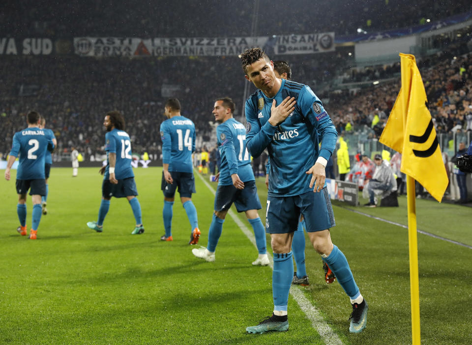 Ronaldo thanks the Juve fans for their standing ovation