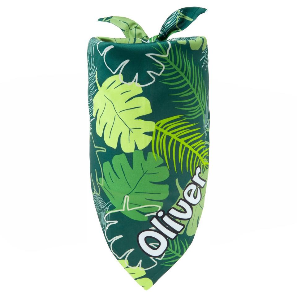 Frisco Tropical Palms Personalized Bandana