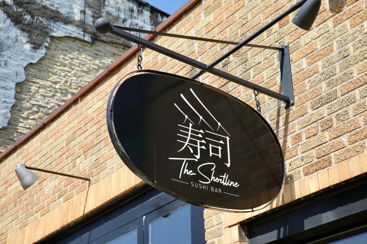 The Shortline Sushi Bar, 118 Buchanan St., has permanently closed. Signage for the restaurant is seen on Tuesday, Aug. 15, 2023, in Belvidere.