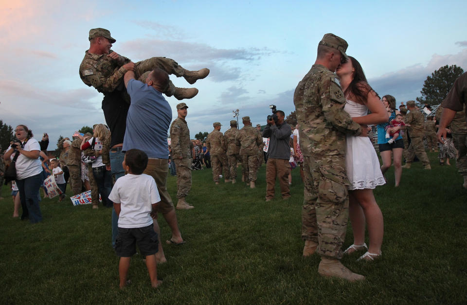 Soldiers From Fort Carson Return From Afghanistan