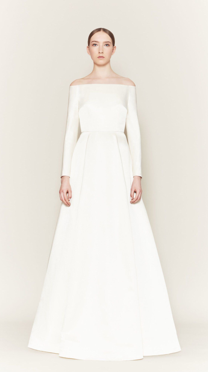 Emilia Wickstead’s “Helene” bridal gown