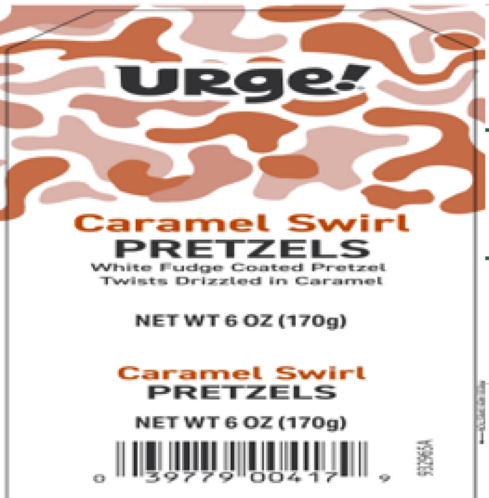 Urge! Caramel Swirl Pretzels FDA