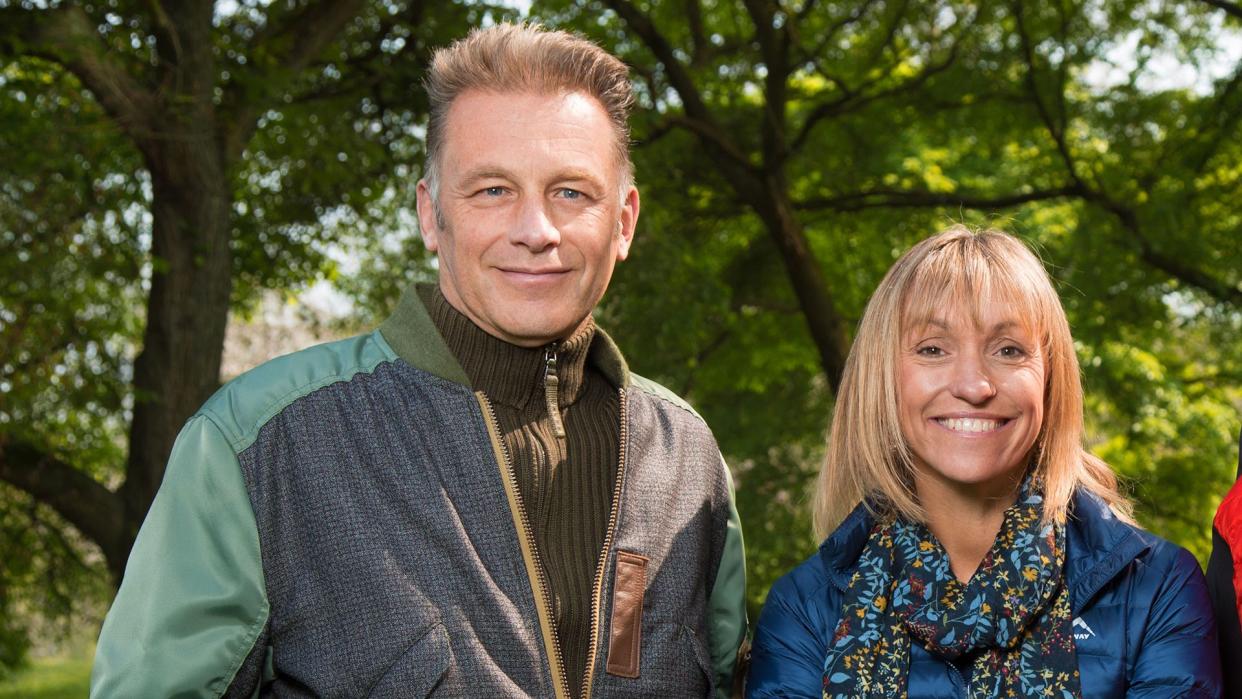 Chris Packham and Michaela Strachan in Springwatch