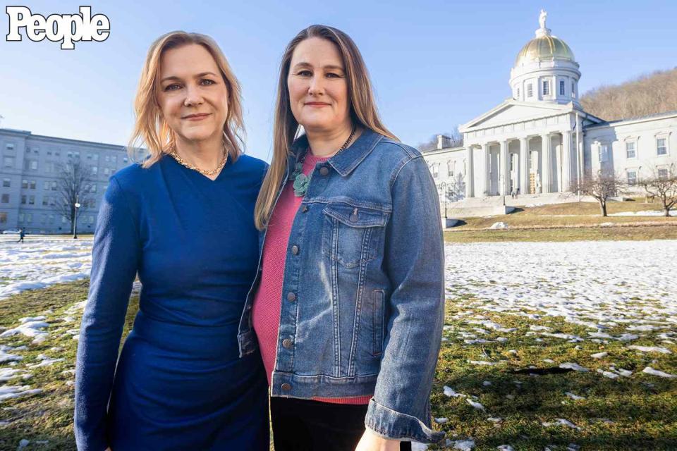 <p><a href="https://www.instagram.com/angiekingphotography/">Angela King</a></p> Emily Hackett-Fiske and Rep. Alyssa Black. Both lost a child to suicide and now they are fighting for laws to make gun owner responsible if their weapon is not secured.