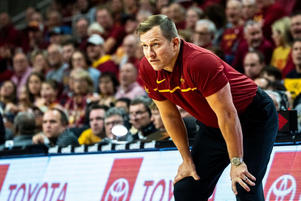 Iowa State head coach T.J. Otzelberger led the Cyclones to a dominating win over Iowa on Thursday.