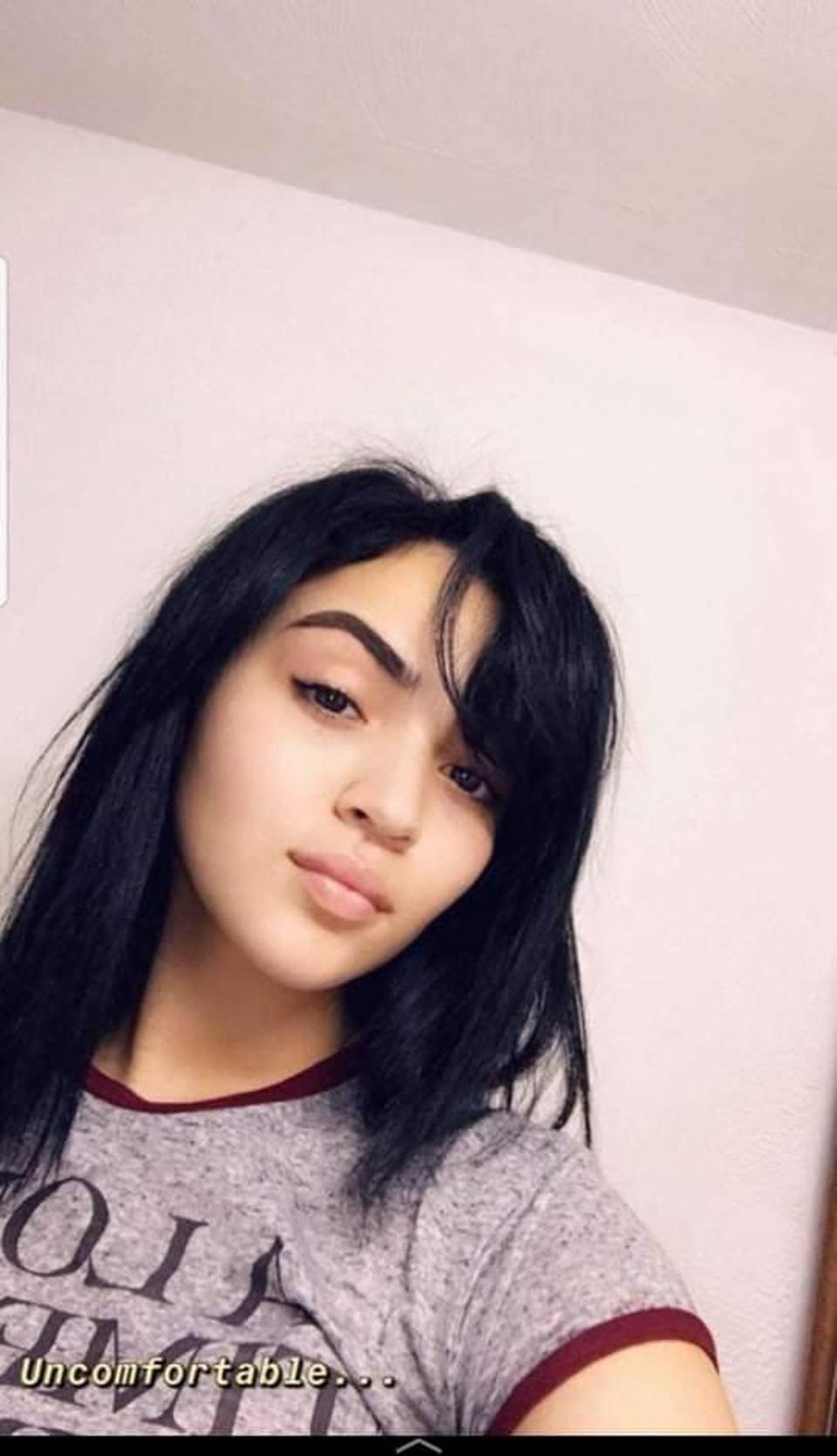 Lateche, 19, had been active on social media before dating Joseph Smith but he locked her out of her accounts and exhibited other isolating behaviour to keep the Indiana teenager from friends and family, her mother tells The Independent (Cheryl Walker)
