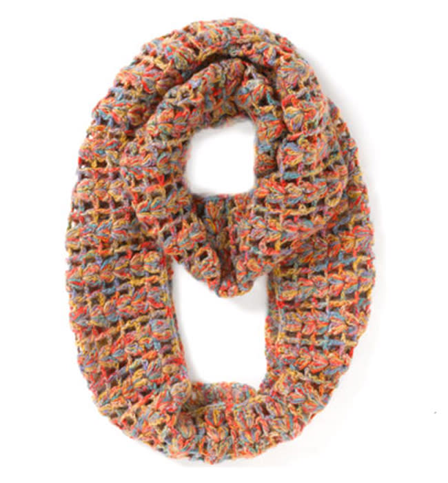 10 of the best Winter Warmers: Accessorize's crochet snood will brighten up even the dullest of Winter skies