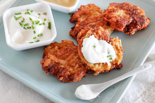 Latke photos by Alison Bickel; method photos by Sheryl Julian