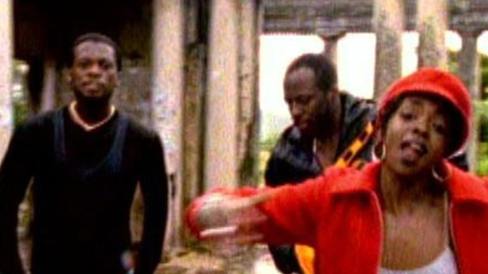 The Fugees in the video for 