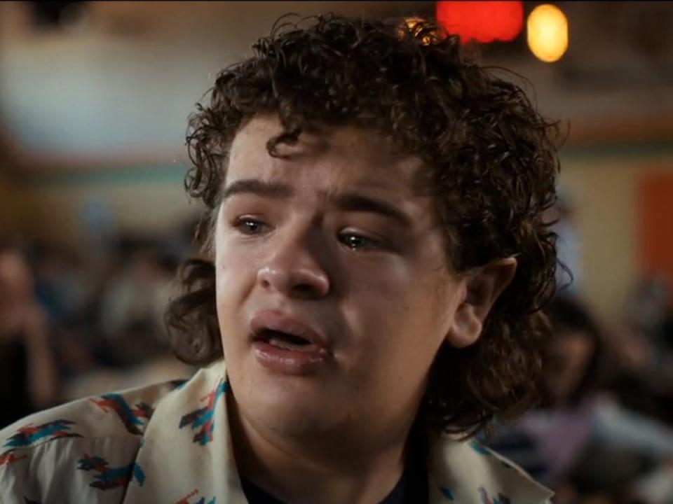 Gaten Matarazzo as Dustin in “Stranger Things” (Netflix)