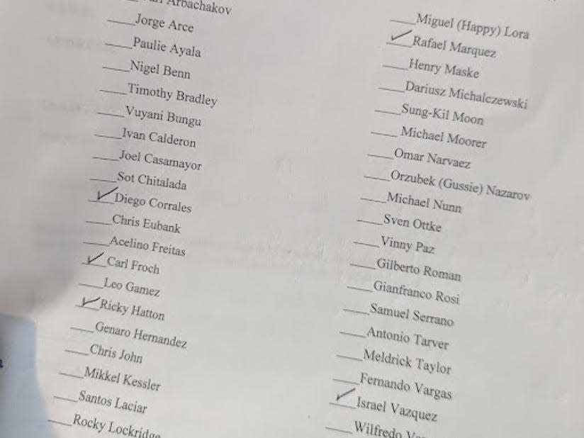 Insider's Hall of Fame ballot.