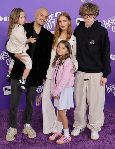 <p>Kevin Winter/WireImage</p> Ziggy Blu, Evan Ross, Jagger Snow, Ashlee Simpson and Bronx Mowgli