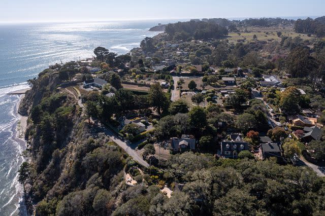 <p>David Paul Morris/Bloomberg via Getty</p> The seaside community of Bolinas, California