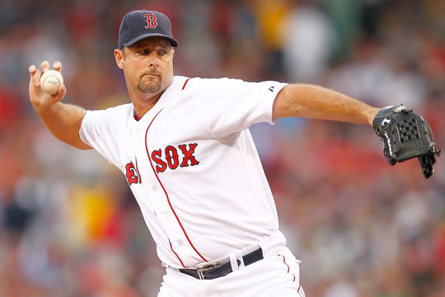 <p>Jim Rogash/Getty</p> Tim Wakefield