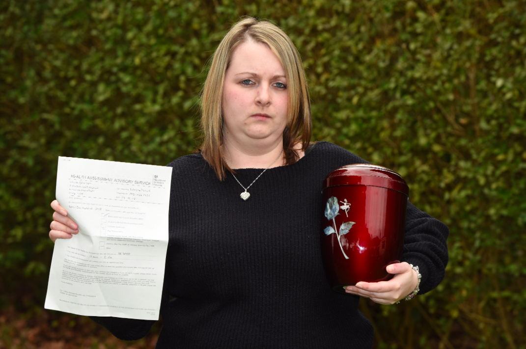 <em>Hatti Broxton had to show an urn containing her mother’s ashes to the DWP to prove she was dead (Caters)</em>