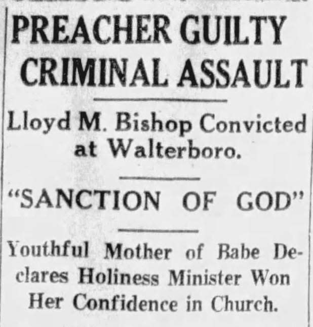 Before the Fall: The Murdaugh family has had a long tenure as judges and lawyers in Colleton County. We take a look back at some of the more influential trials that have been entwined with the family over the years. Including a preacher found guilty of a statutory crime.