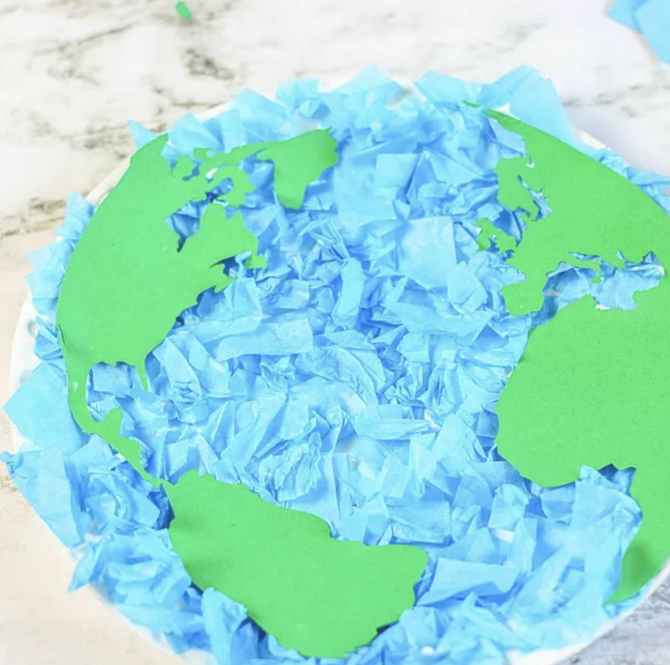 13) Tissue Paper Earth