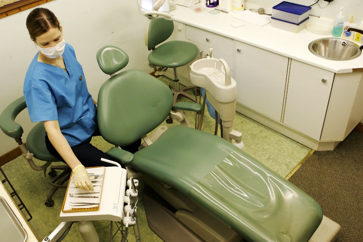 Nine in 10 NHS dental practices across the UK are not accepting new adult patients for treatment, according to a survey  (PA)