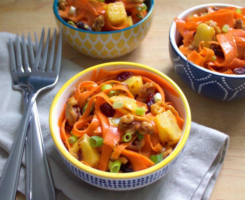 Pineapple, Walnut and Carrot Salad