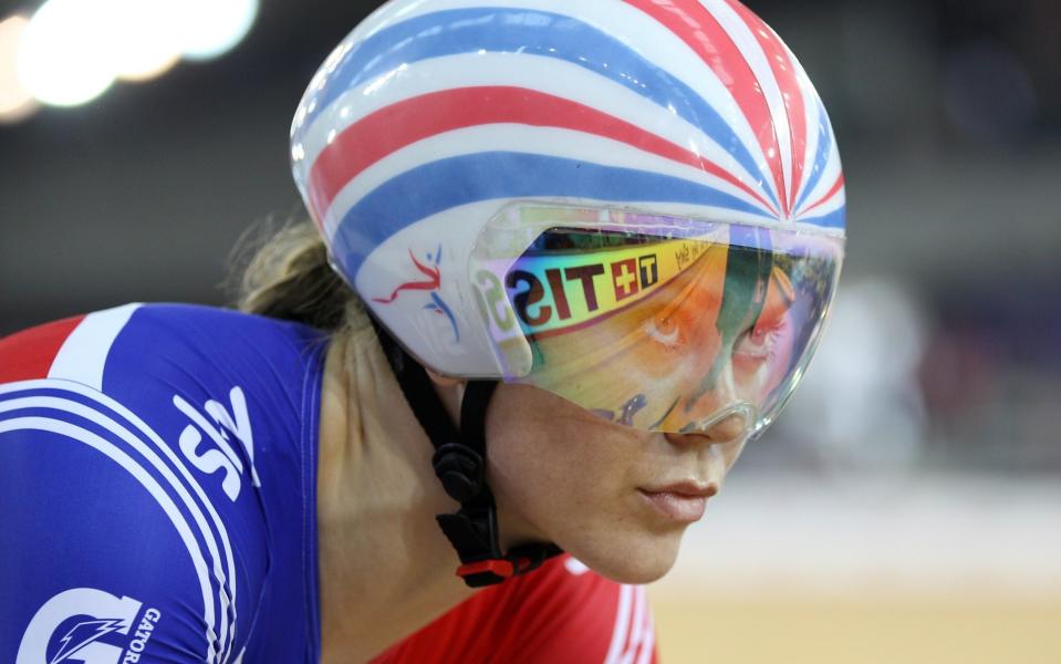 Jess Varnish during her days as part of the Team GB Cycling Team  - Rex Features