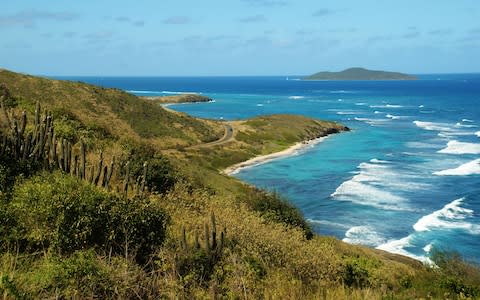 View from St Croix towards Buck Island - Credit: iStock