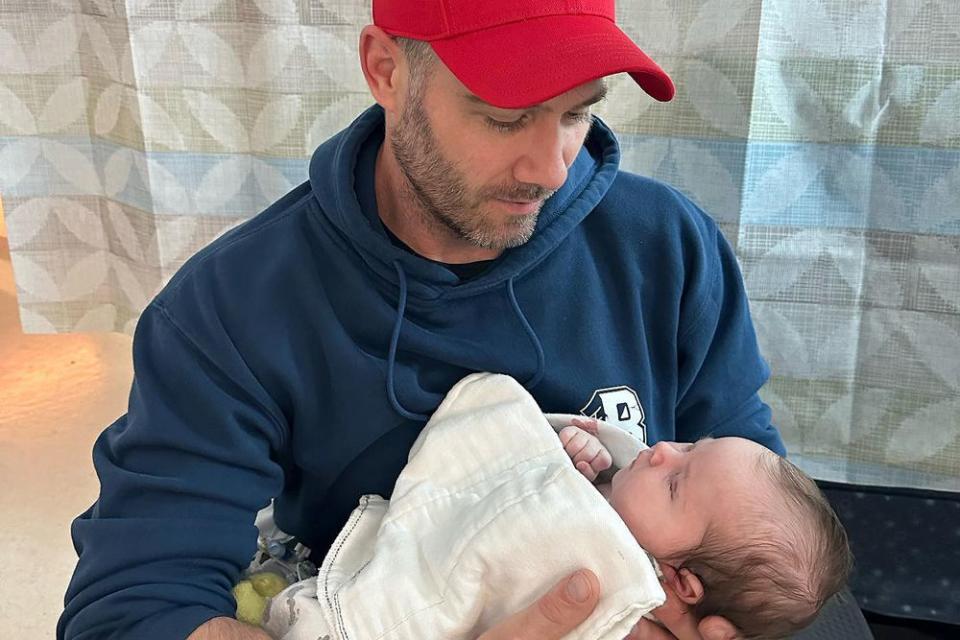 <p>Luke Macfarlane/Instagram</p> Luke Macfarlane with daughter.