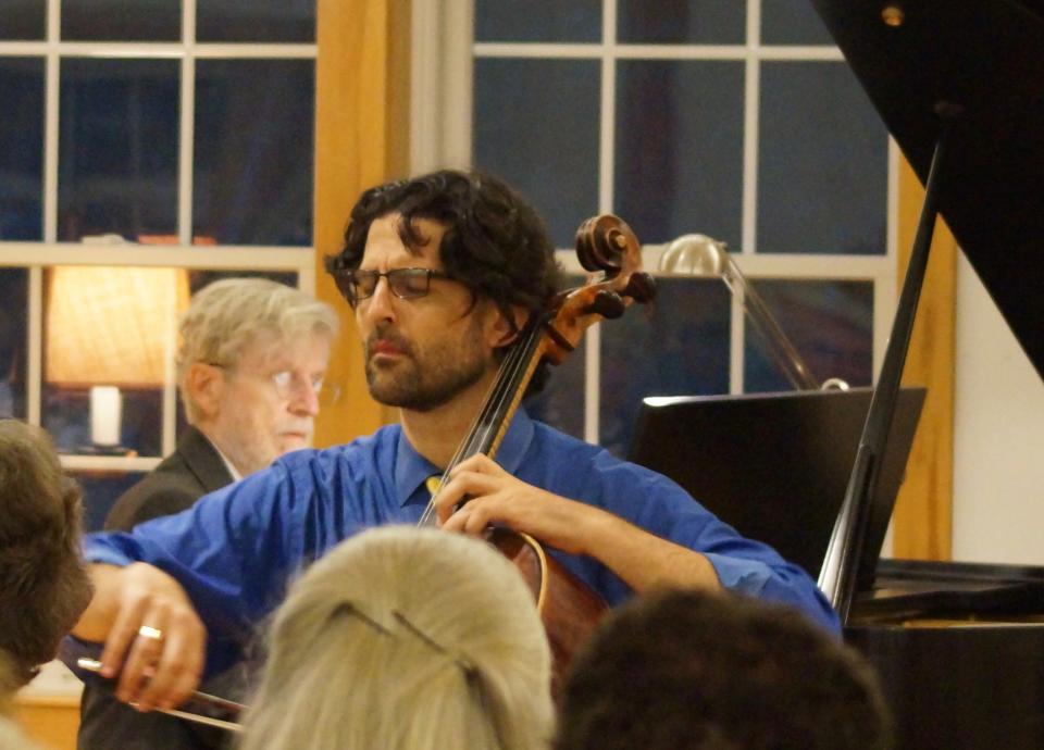 Cellist Amit Peled and pianist Donald Enos will perform July 1 in another concert for the Meeting House Chamber Music Festival.